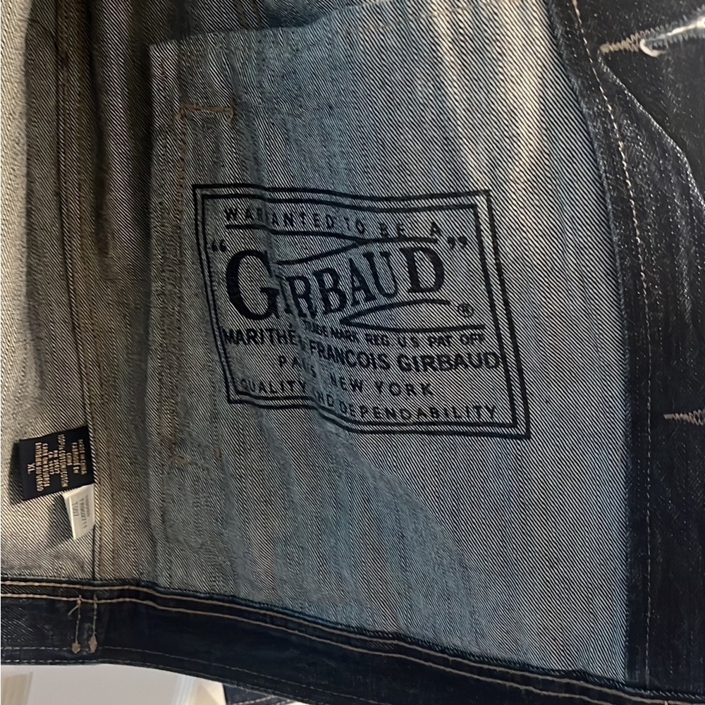 Men’s Marithe Francois Girbaud Men's Dark Denim Jacket Size Xl - Picture 4 of 5